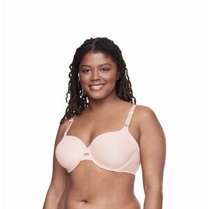 Warner's No Side Effects Underarm Smoothing Comfort Underwire Bra Size 38DD